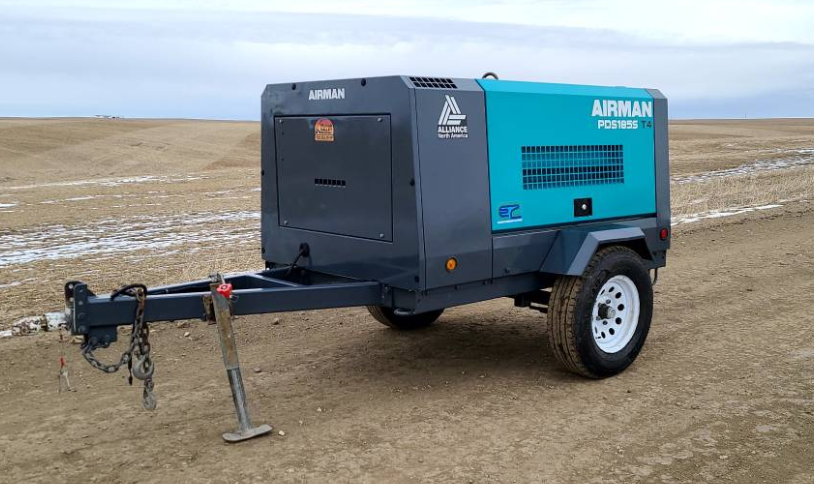 185 CFM Towable Air Compressor