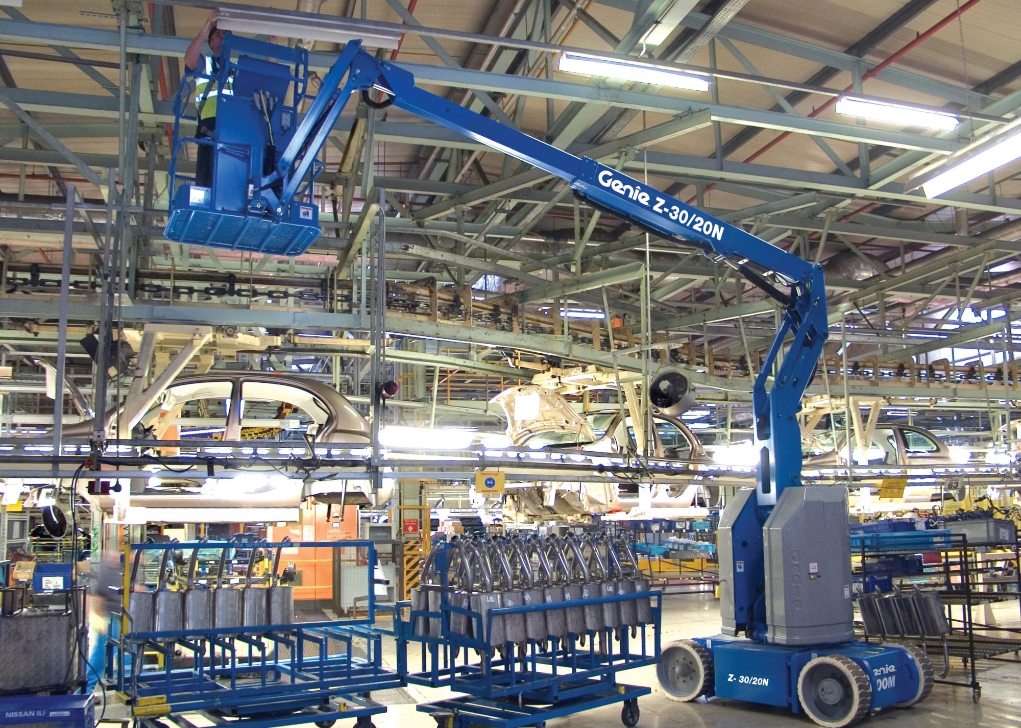 Genie Z30/20N, 30ft Electric Knuckle Boom Lift