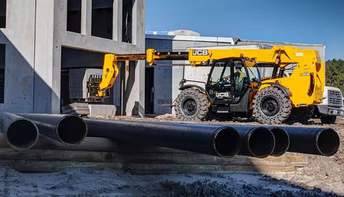 JCB 509-42 Telehandler, 9000lbs Reachfork, 42ft Reach