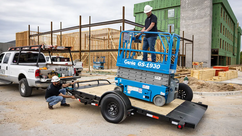 7,000 lbs, 13ft Single Axle Tilt Bed Trailer