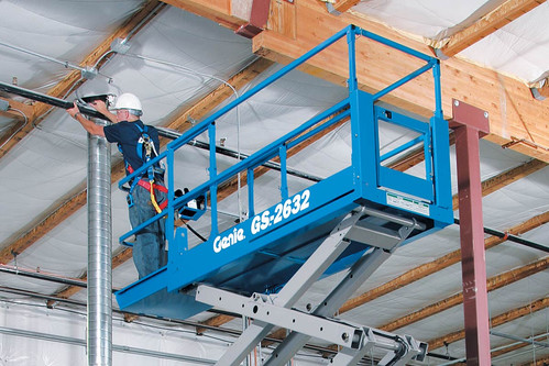 Genie 26ft Electric Scissor Lift, 32" Wide