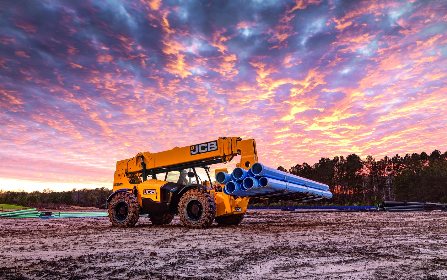 JCB 510-56 Telehandler, 10,000 lbs Reachfork, 56ft Reach