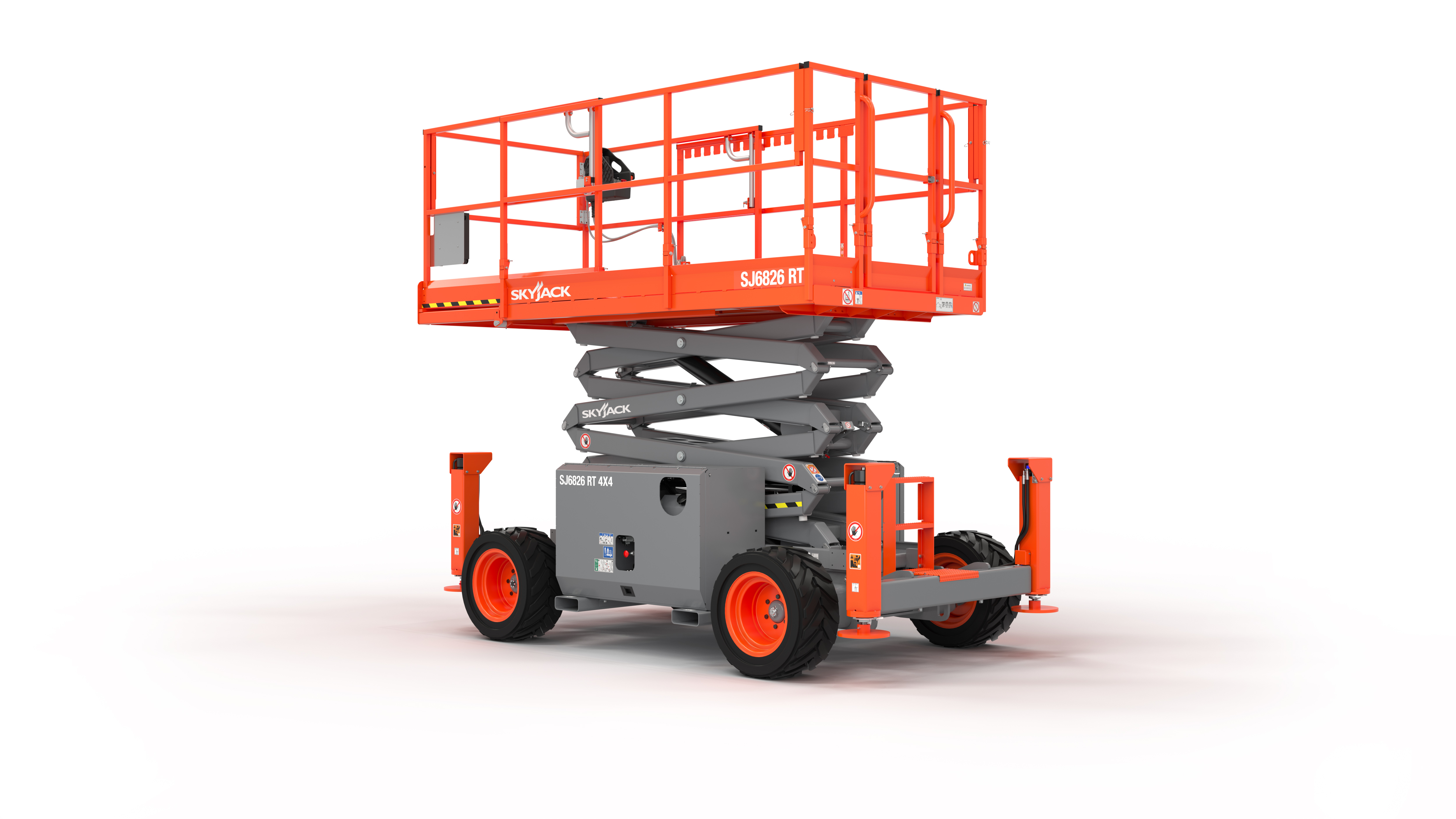 Skyjack 32ft, 68" wide Rough Terrain Scissor Lift