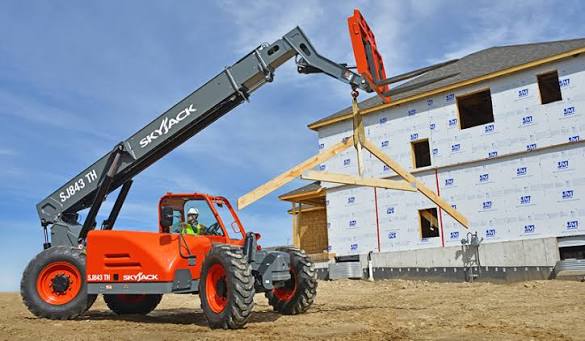 Skyjack SJ1056TH Telehandler, 10,000 lbs Reachfork, 56 ft Reach