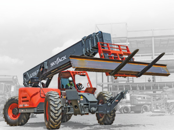 SkyJack VR1256 Telehandler, 12,000 lbs Reachfork, 54 ft Reach