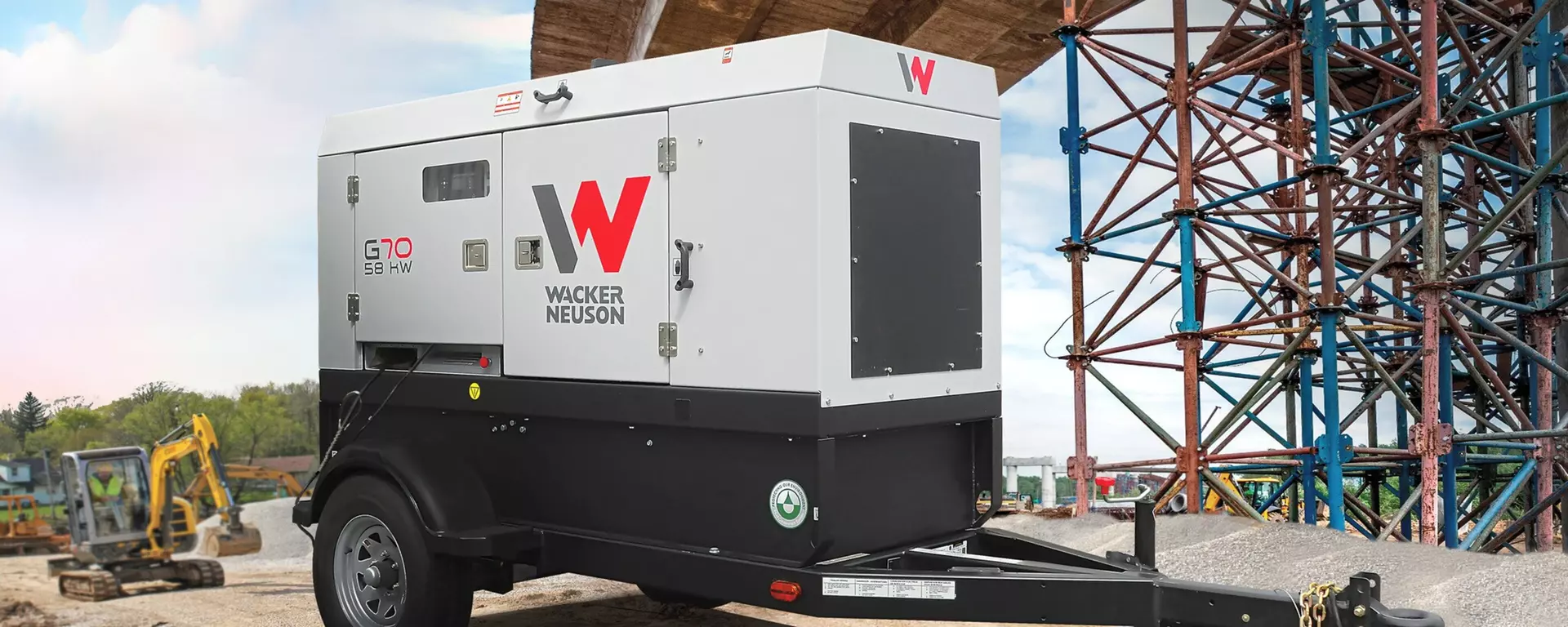 Wacker Neuson G70, 50KW Towable Generator